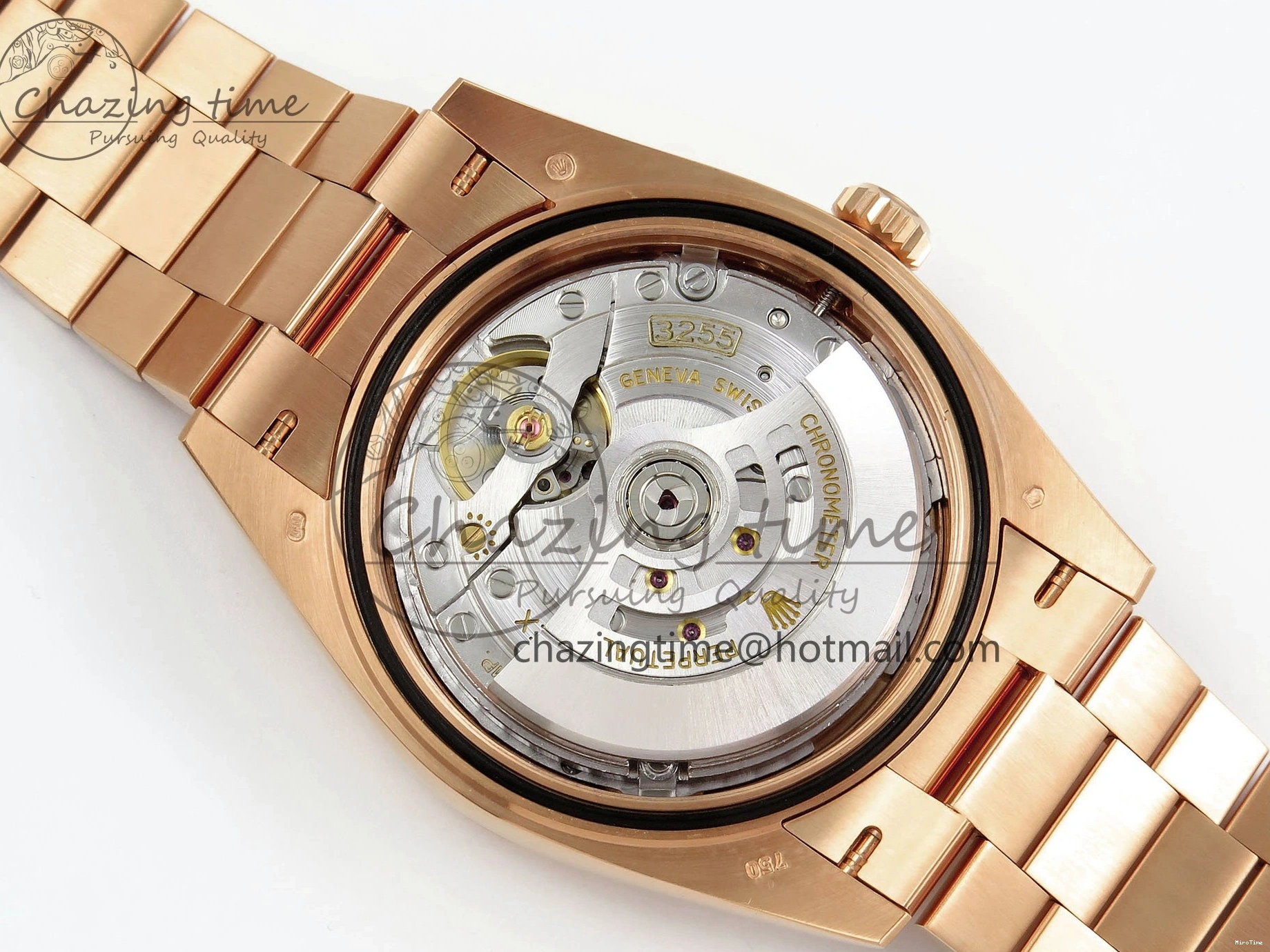 MiroTime 1228 Day Date 40 RG 228235 ARF 1:1 Best Edition Green Roman Dial on President Bracelet VR WrinkleFree 1509